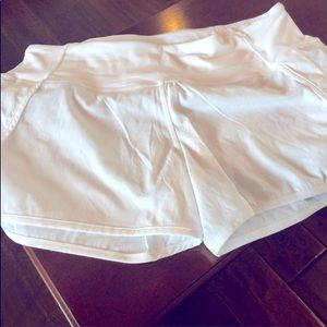 Lululemon white shorts